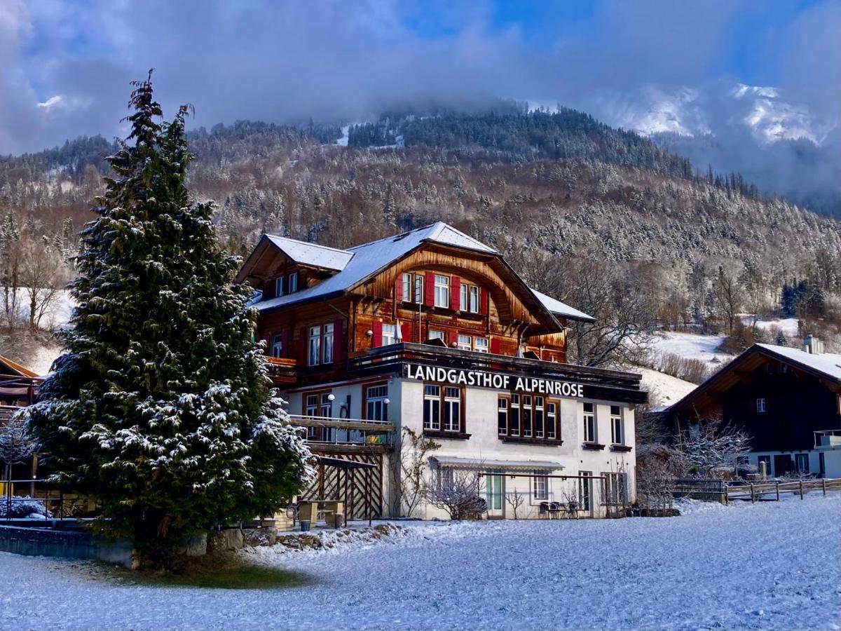 Hotel Alpenrose Beim Ballenberg Hofstetten bei Brienz Dış mekan fotoğraf