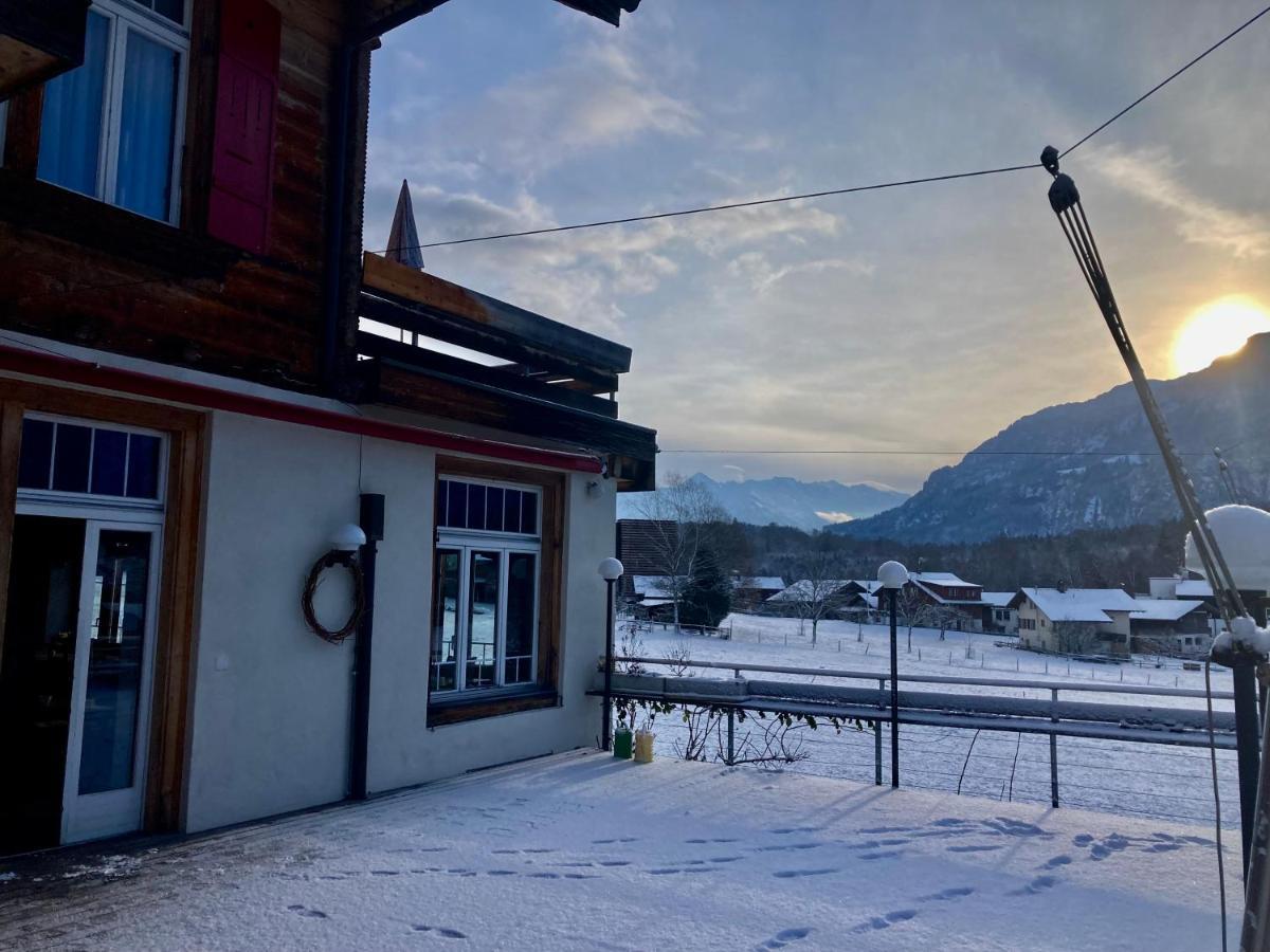 Hotel Alpenrose Beim Ballenberg Hofstetten bei Brienz Dış mekan fotoğraf